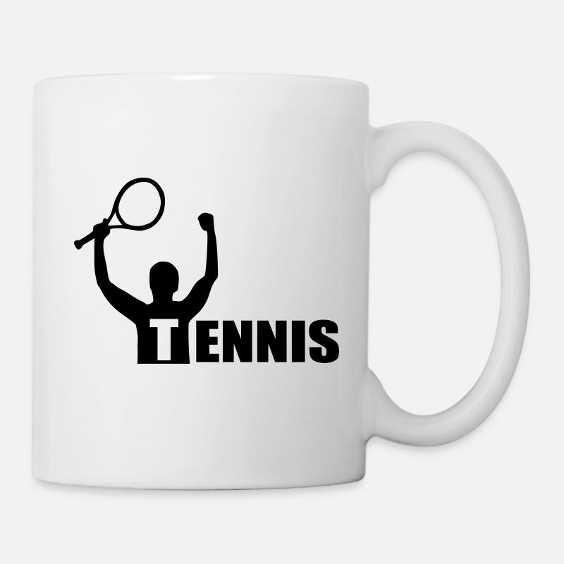 tennis - Mug blanc - blanc