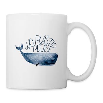 To protect our oceans - Mug - white - Right