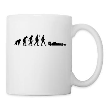 Evolution Racing Driver Racing Car 1 Formula Motorsport - Mug blanc - blanc - Droite