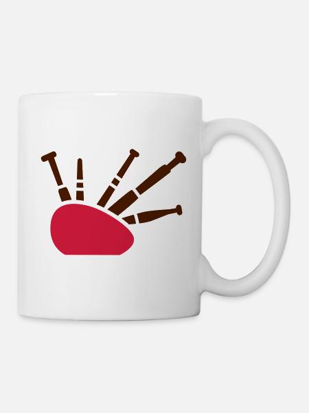Dudelsack - Tasse - Weiß
