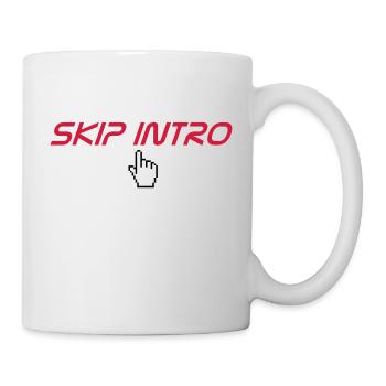skip intro - Mug blanc - blanc - Droite