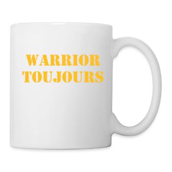 Warrior Toujours - Mug blanc - blanc - Droite