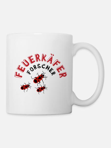 Feuerkäfer für Kinder - Tasse - Weiß