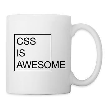 CSS ist großartig - Tasse - Weiß - Rechts
