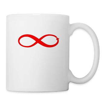 Hotwife infinity red symbol - Mug - white - Right