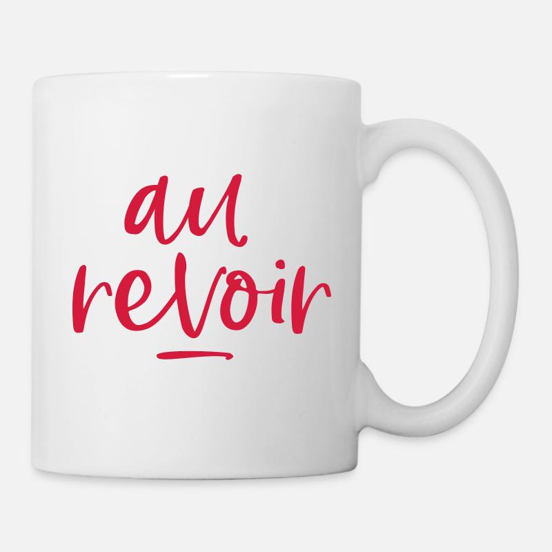 Au revoir adieu cadeau collègue - Mug blanc - blanc