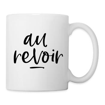 Au revoir farewell gift girlfriend - Mug - white - Right