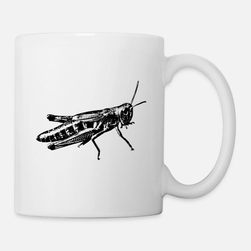grasshopper graphic - Tasse - Weiß