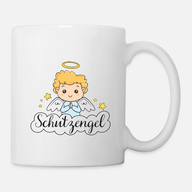 Schutzengel - Tasse - Weiß