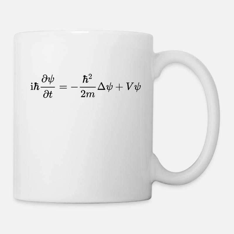 Schrödinger equation - Mug - white