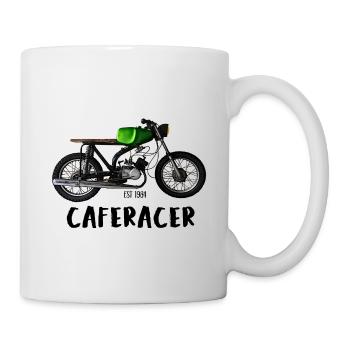 Simson S51 Caferacer - Mug blanc - blanc - Droite