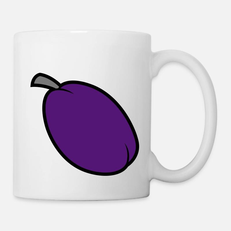 prune - Mug blanc - blanc