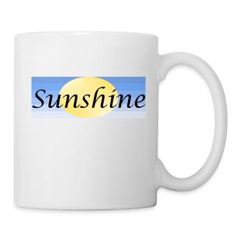 Sunshine - Mug blanc - blanc - Droite