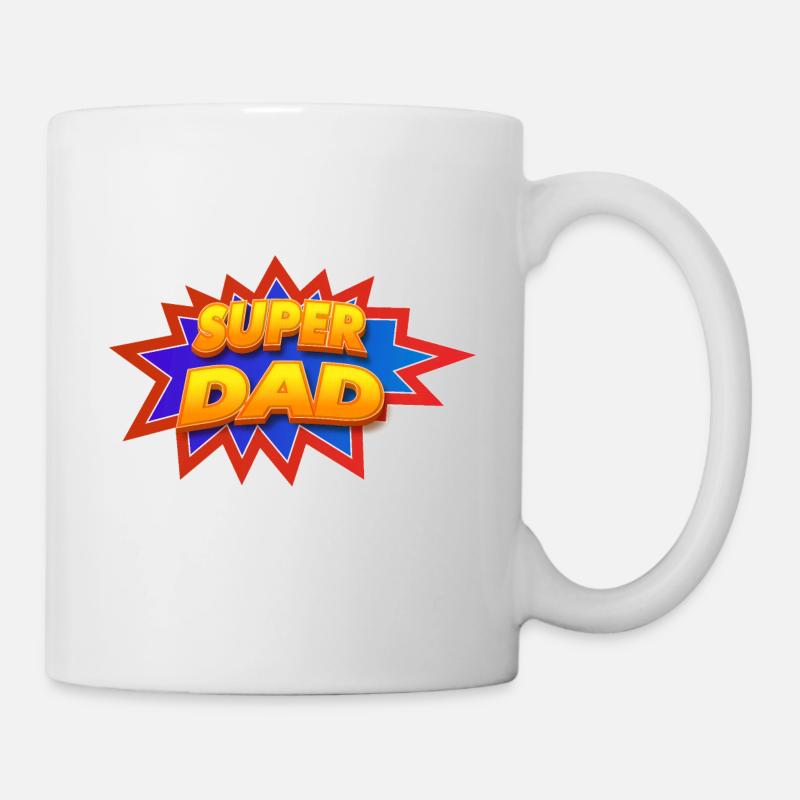 Superdad - Kop/krus - hvid