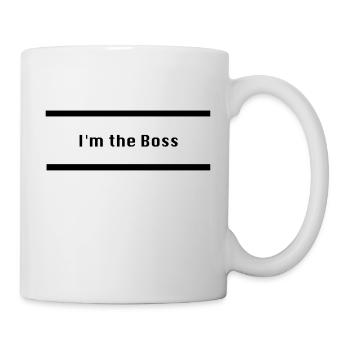 je suis le chef - Mug blanc - blanc - Droite