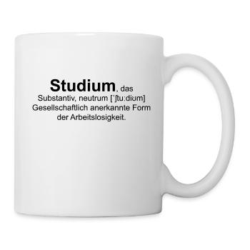 Studium, das - Tasse - Weiß - Rechts
