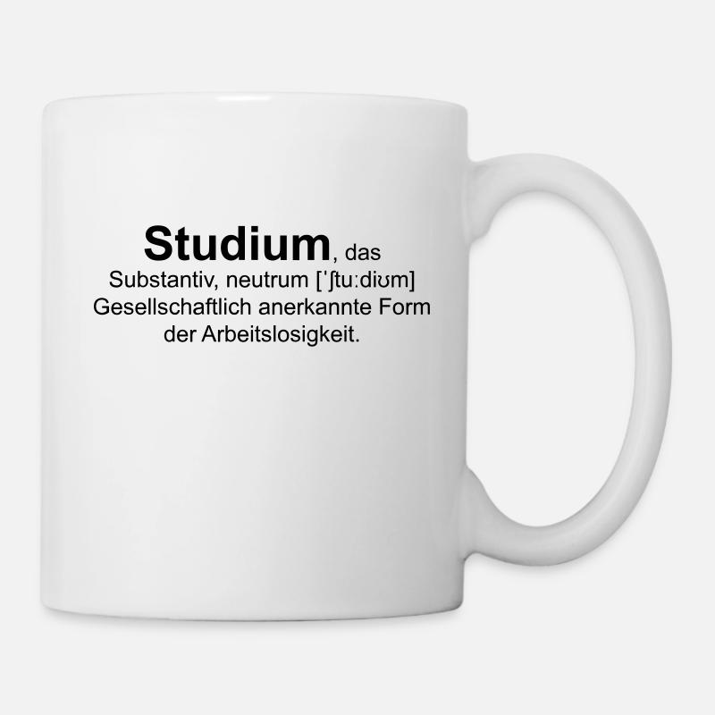 Studium, das - Tasse - Weiß