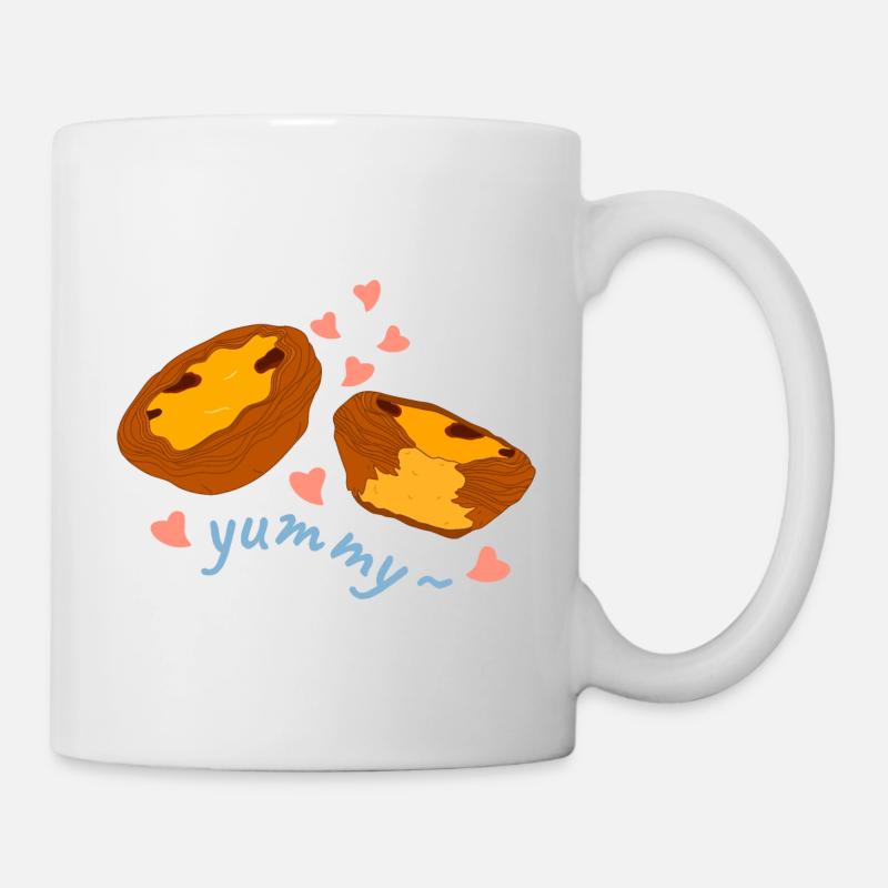 Liebe portugiesische Eierkuchen - Tasse - Weiß