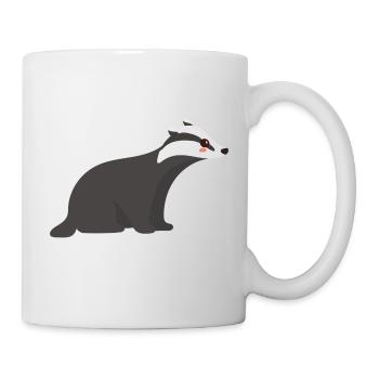 Dachs - Tasse - Weiß - Rechts