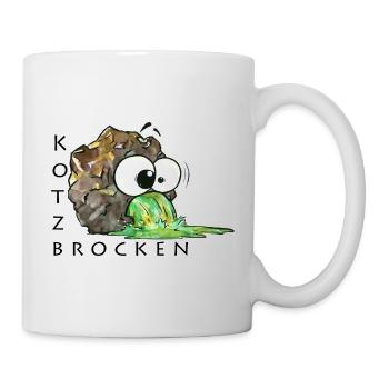 Morceaux de vomi - Mug blanc - blanc - Droite