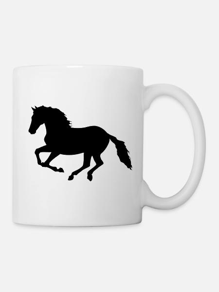 Pferd - Tasse - Weiß