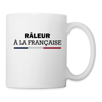 Râleur à la française - Mug blanc - blanc - Droite