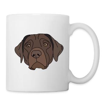 Labrador Retriever Design - Tasse - Weiß - Rechts