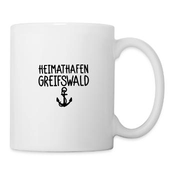 Heimathafen Greifswald - Tasse - Weiß - Rechts
