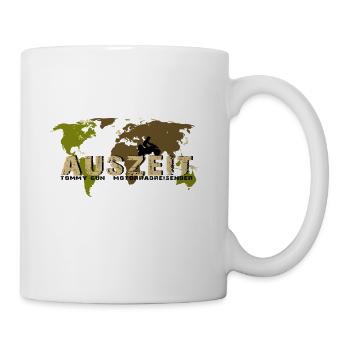 Tommy Gun Motorradreisender - Tasse - Weiß - Rechts