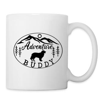 Hovawart Adventure Buddy HundespruchHundeliebhaber - Tasse - Weiß - Rechts