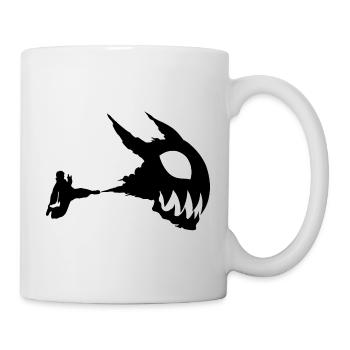 Fire Force, anime silhouette. - Mug - white - Right