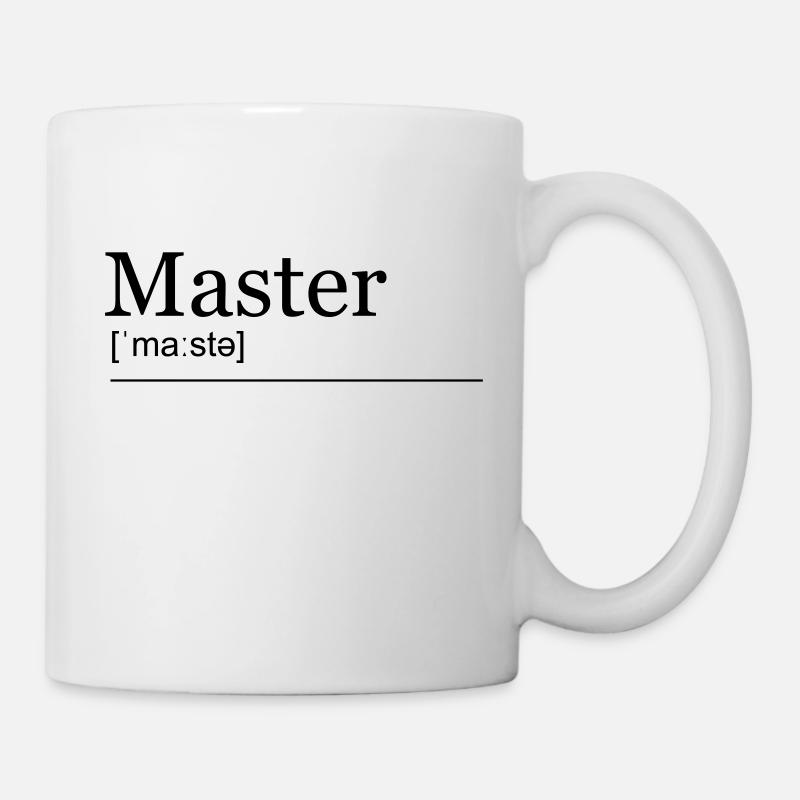 Master's Degree in Phonetic Transcription - Mug - white