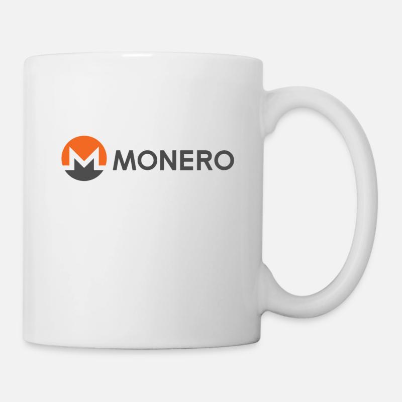 Monero - Private Cryptocurrency - Tasse - Weiß