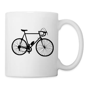 Racing bike classic - Mug - white - Right