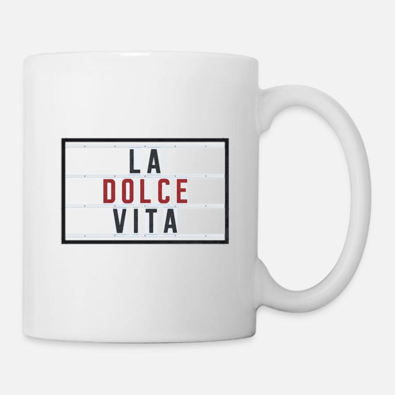 LA DOLCE VITA - RED - Tasse - Weiß