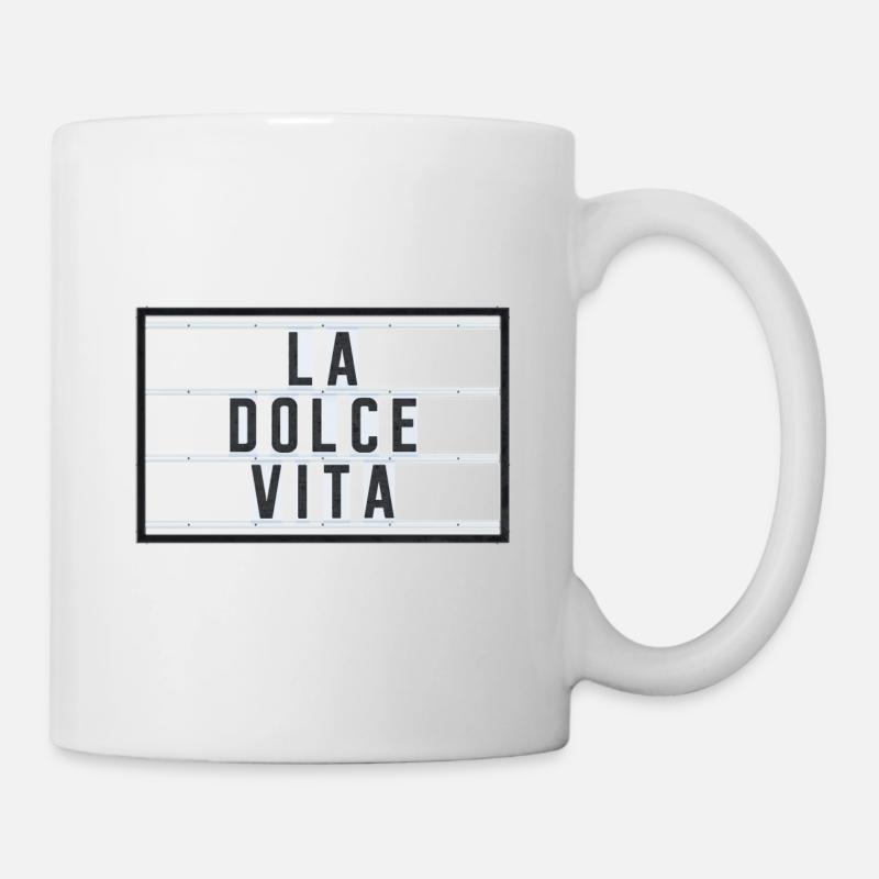 LA DOLCE VITA - Mug blanc - blanc