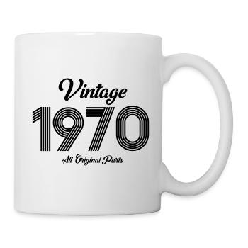 1970 - Mug blanc - blanc - Droite