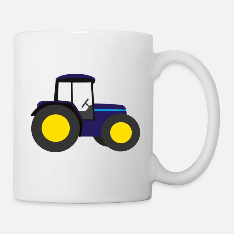 Traktor Trecker - Tasse - Weiß