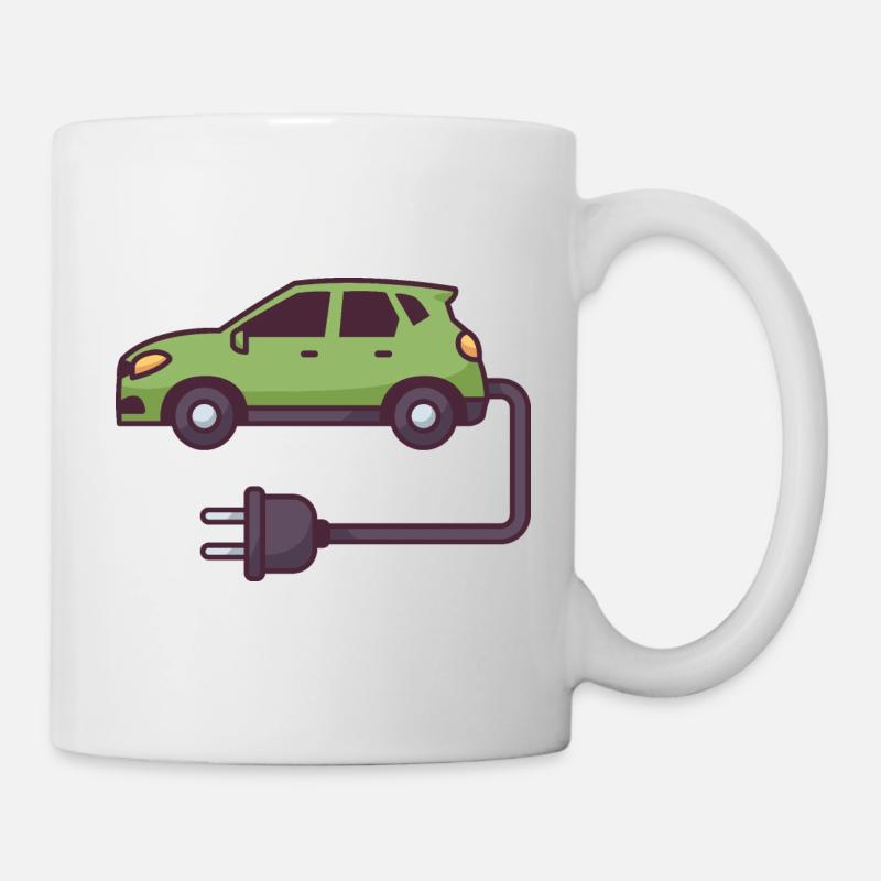 Electric Vehicle - Mug - white