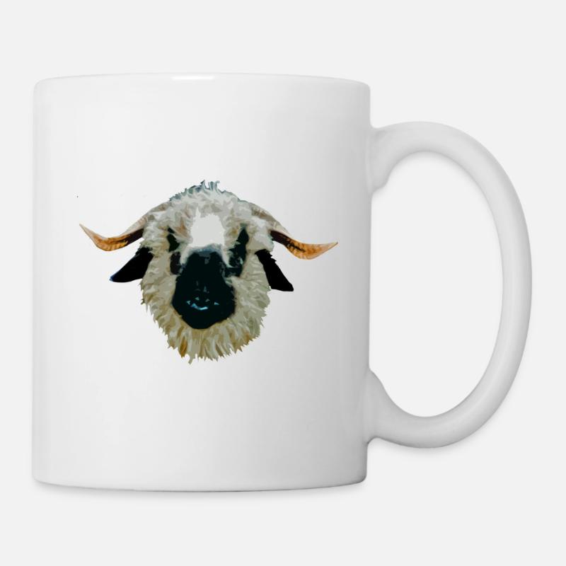 Waliser Schwarznasenschaf - Tasse - Weiß