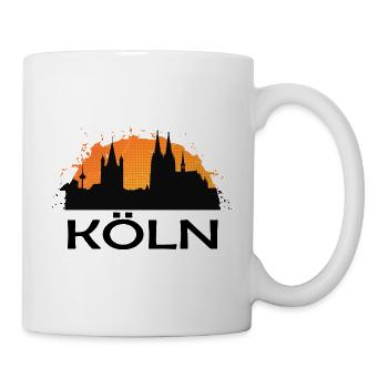 Cologne Allemagne Cologne Dom Cologne Skyline - Mug blanc - blanc - Droite
