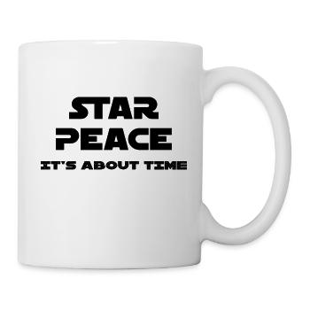 STAR PEACE - It’s about time (Parody) - Mug blanc - blanc - Droite