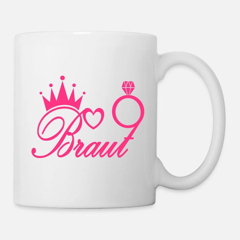 Die Braut - Tasse - Weiß