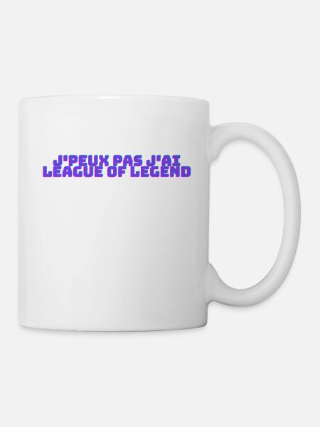 J'peux pas j ai League of legend - Mug blanc - blanc