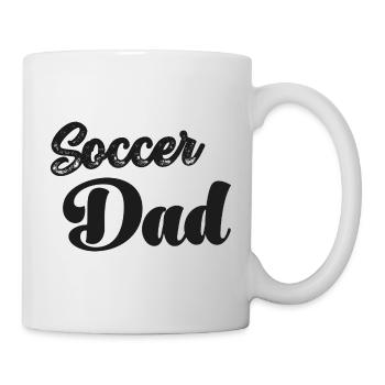 Fußball Papa Fußball Vater Mannschaft Fußball Fan - Tasse - Weiß - Rechts