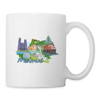 My favorite city design - Montreal - Mug - white - Right