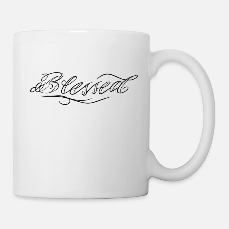 blessed tattoo art - Mug blanc - blanc