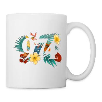 974 Flowers - Mug blanc - blanc - Droite