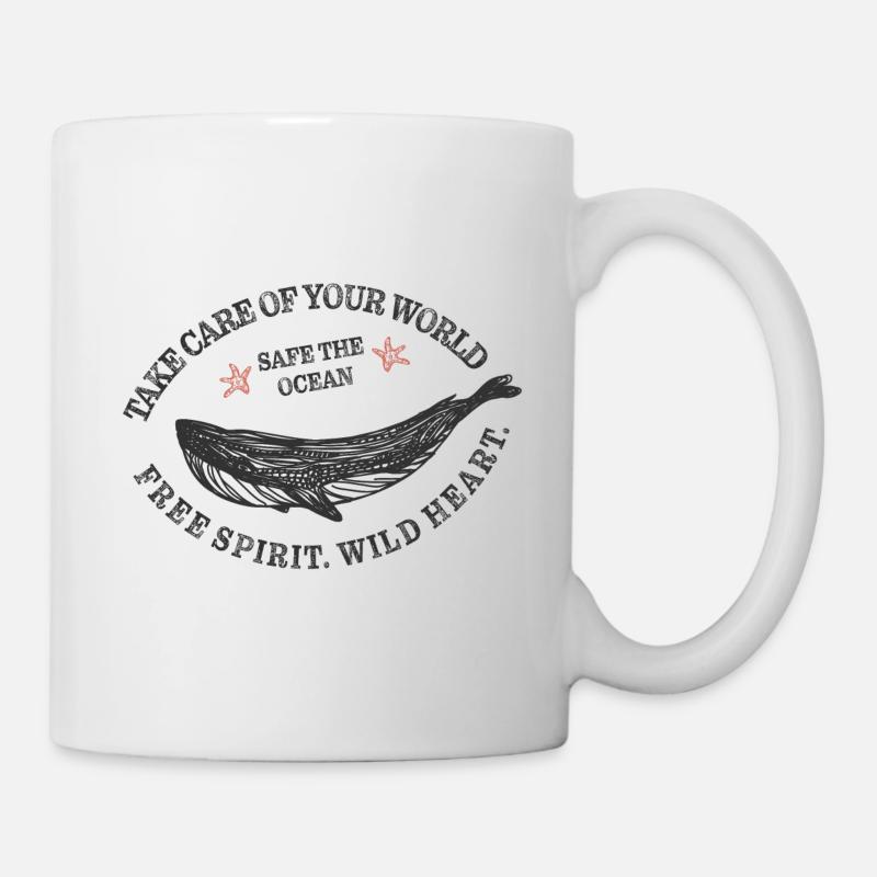 Safe the Ocean - Tasse - Weiß