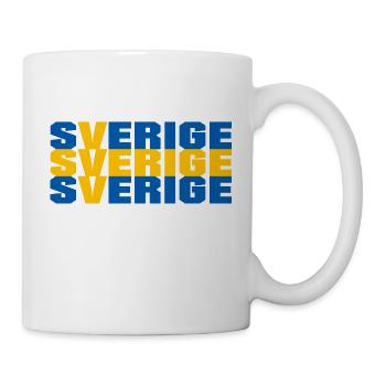 Schweden Schwedisch Sverige - Tasse - Weiß - Rechts